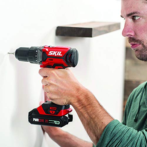 SKIL PWR CORE 20️V 4-Tool Combo Kit with Drill Driver, Impact Driver, Reciprocating Saw & Spotlight