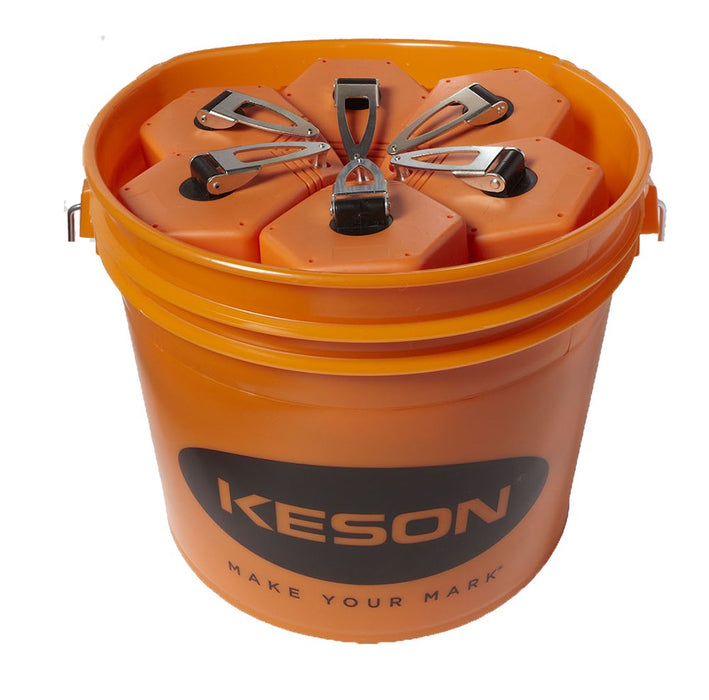 Keson Chalk Line Reel, 1.5mm String, 2-4-Ounce Capacity, 100-Foot (30-Pack)