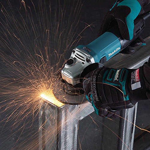 Makita SDS-PLUS 3-Mode Variable Speed AVT Rotary Hammer with Case and 4-1/2" Angle Grinder, 1"