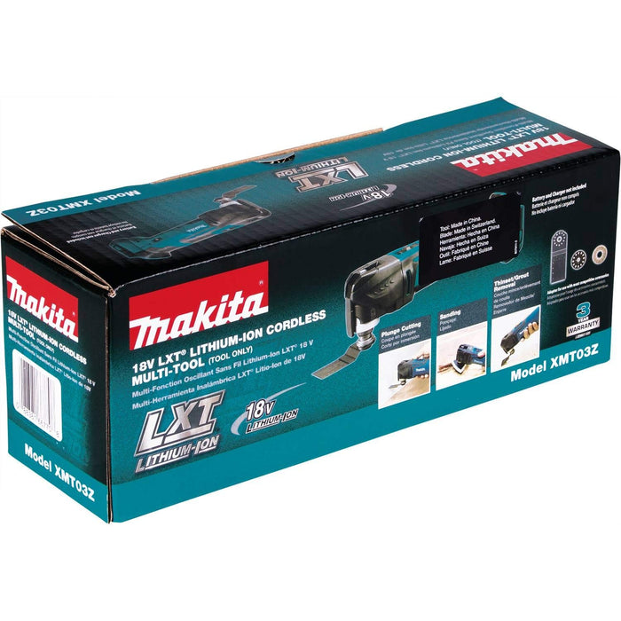 Makita 18V LXT (XMT03Z) Lithium-Ion Cordless Multi-Tool (Bare Tool)