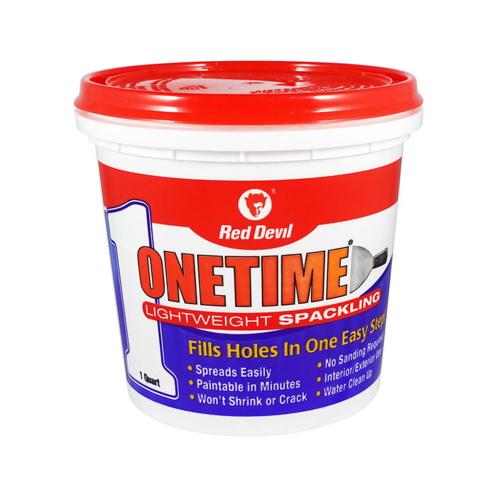 Red Devil Onetime️ Spackling 1-Quart Tub