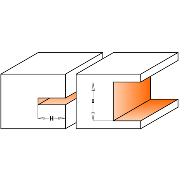 CMT 3-Wing Slot Cutter Set