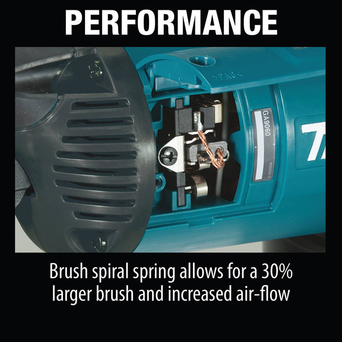 Makita GA7060 - 7" Angle Grinder, 15 AMP, 8,500 RPM, 5/8"-11, lock-off, lock-on