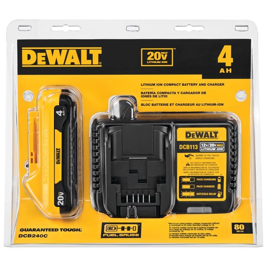 DeWALT 4.0Ah Battery Charger Kit