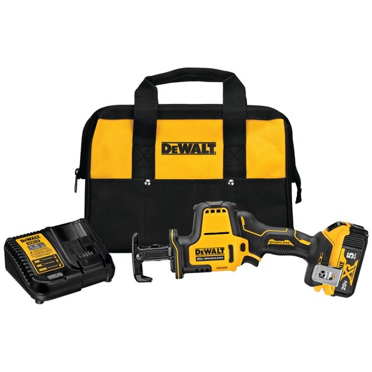 DeWALT (DCS369P1) 20V ATOMIC MAX Compact Reciprocating Saw Kit