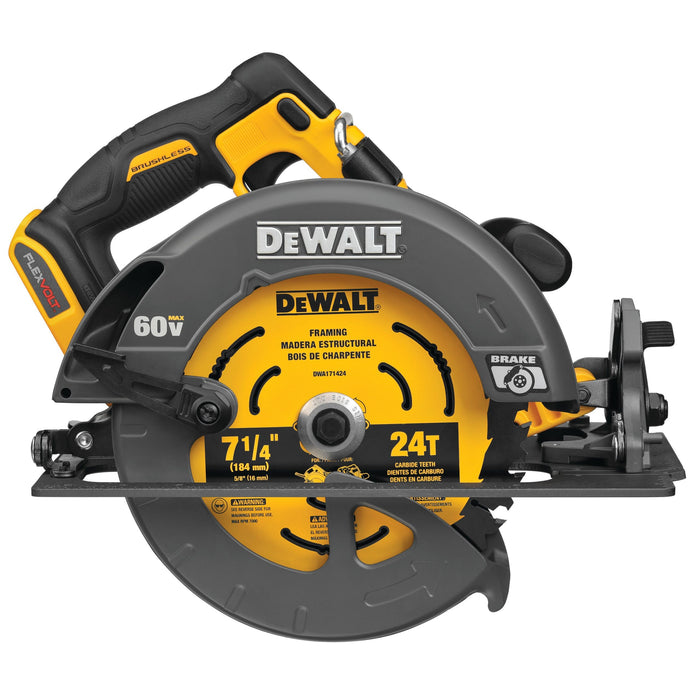 DeWALT 60V MAX 7-1/4 In. Brushless Circular Saw (Bare Tool)