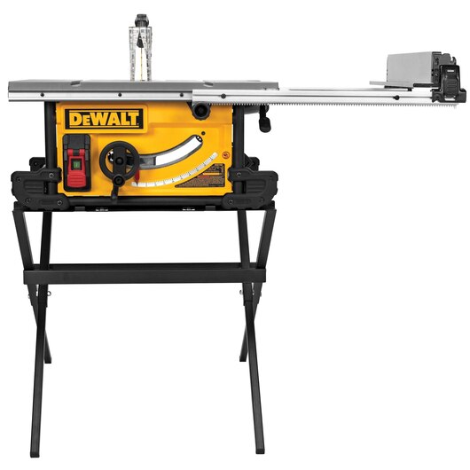DeWALT 10 In. Table Saw with Scissor Stand