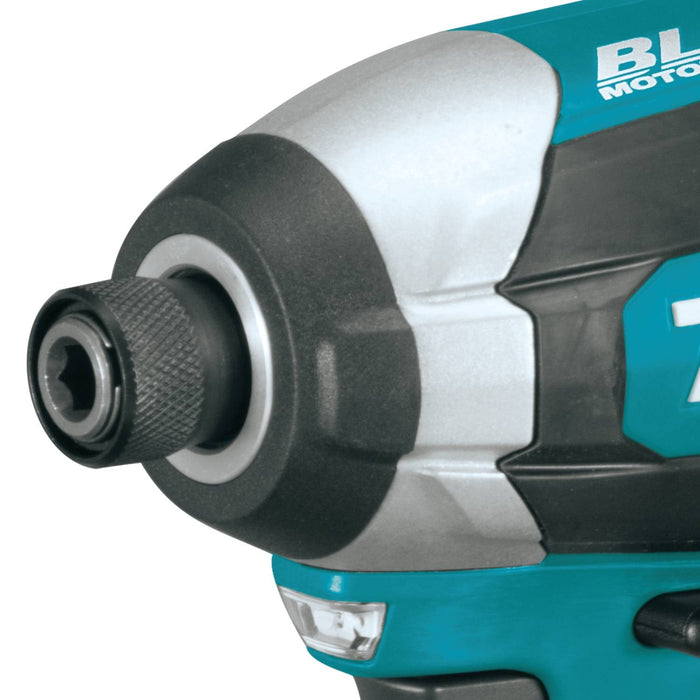 Makita XDT13T - 18V LXT® Lithium-Ion Brushless Cordless Impact Driver Kit,  var. spd., rev. L.E.D. Light, case (5.0Ah)