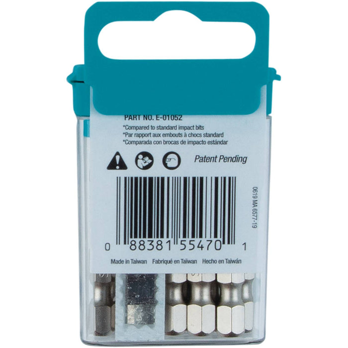 Makita E-01052 - Impact XPS #2 Square 2" Power Bit, 15/pk