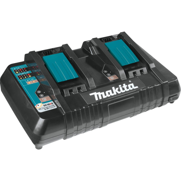 Makita 18V LXT Brushless 14" Chain Saw Kit, dual port charger (5.0Ah)