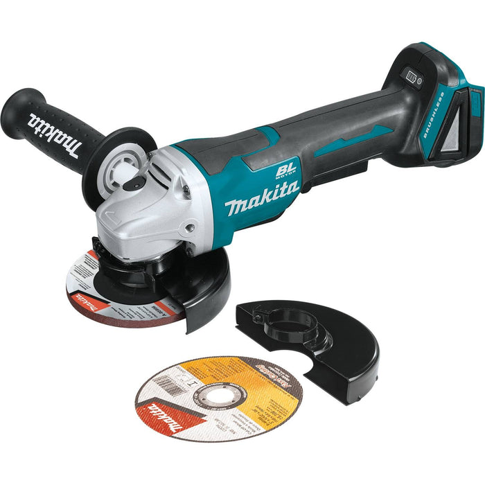 Makita 18V LXT Lithium-Ion Brushless Cordless 4-1/2 In. / 5 In. Paddle Switch Cut-Off/Angle Grinder (Bare Tool)