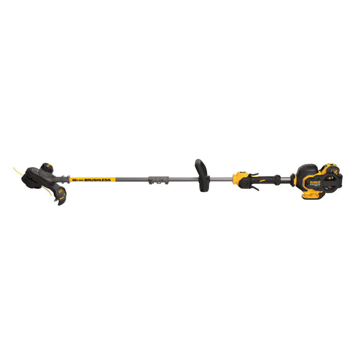DeWALT 60V FlexVolt MAX Lithium-Ion Cordless Brushless 15 In. String Grass Trimmer with 3.0Ah Battery and Charger Included