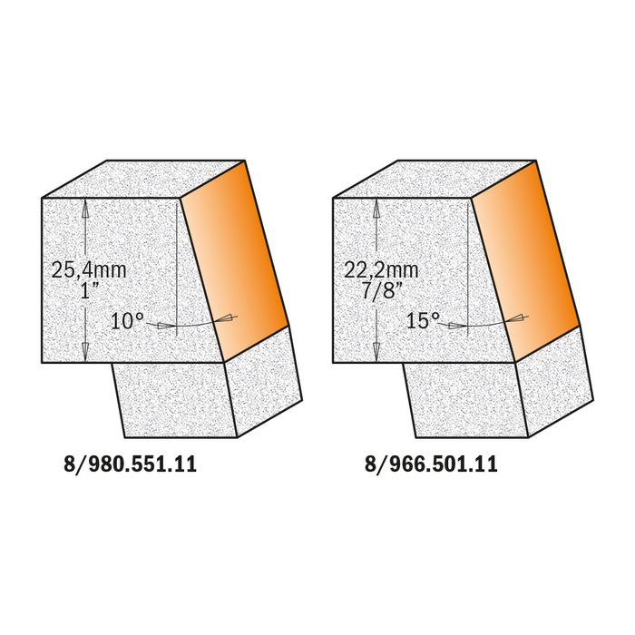 SOLID SURFACE BEVEL BOWL BIT